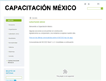 Tablet Screenshot of capacitacion.natacionmexico.com